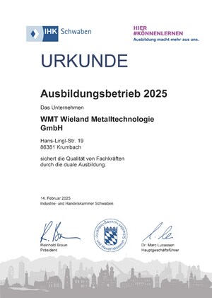 IHK Ausbildungsbetrieb 2025