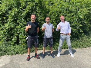 10 jähriges Betriebsjubiläum Andreas und Mehmet