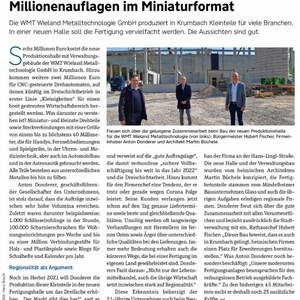 Artikel IHK Magazin zum Neubau